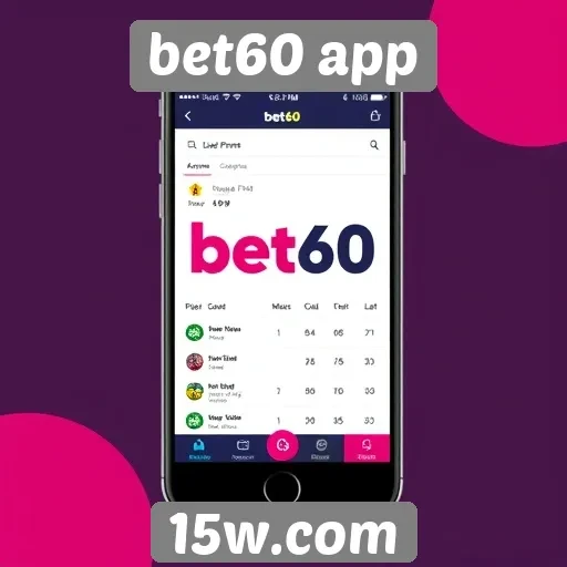 Acessibilidade e usabilidade do bet60 app